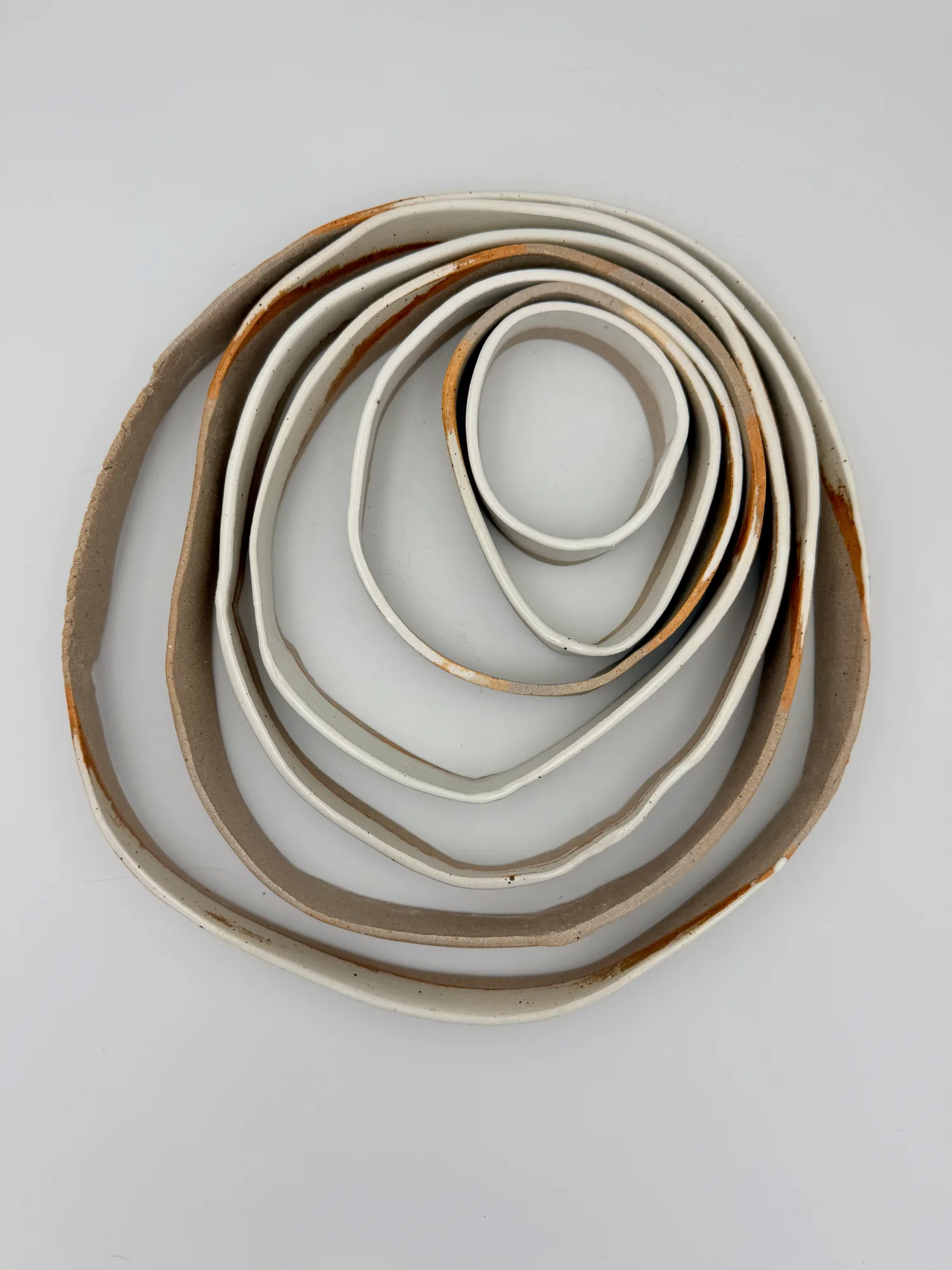Concentric Strata 7 White